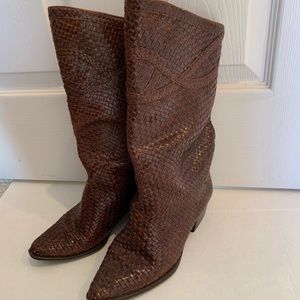Sexto Meucci Brown Leather Boots